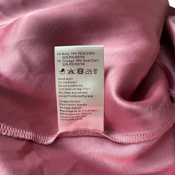 Nanushka Western Marfa Pink Wide Leg Pants L - Picture 5 of 6